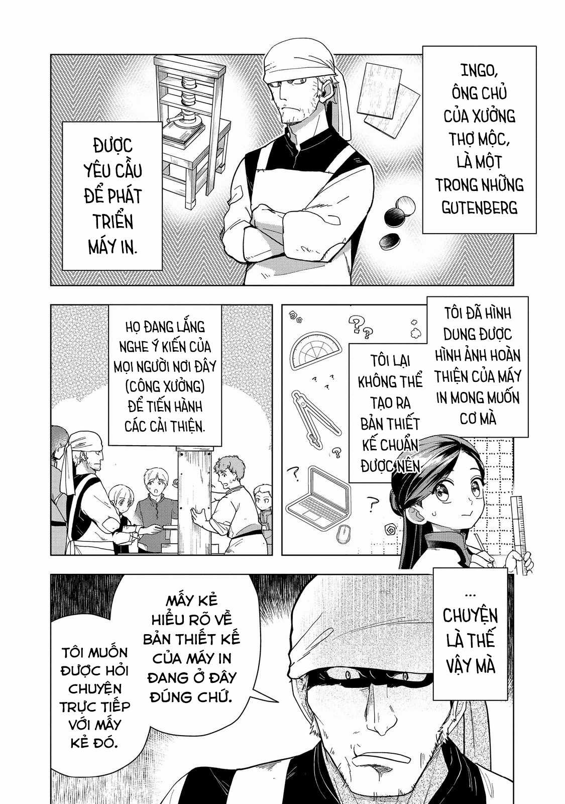 Honzuki no Gekokujou: Dai 3-bu Ryouchi ni hon o hirogeyou! Chapter 43 trang 3