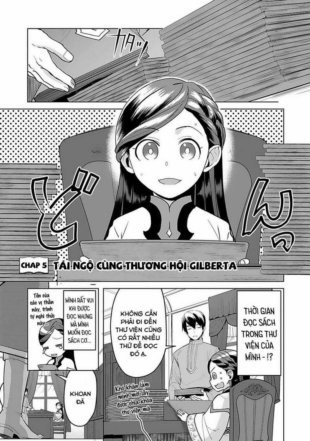Honzuki no Gekokujou: Dai 3-bu Ryouchi ni hon o hirogeyou! Chapter 5 trang 1