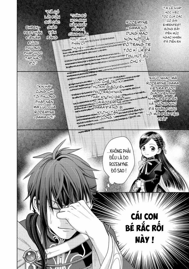 Honzuki no Gekokujou: Dai 4-bu Kizoku-in no toshokan o sukutai! Chapter 15 trang 23