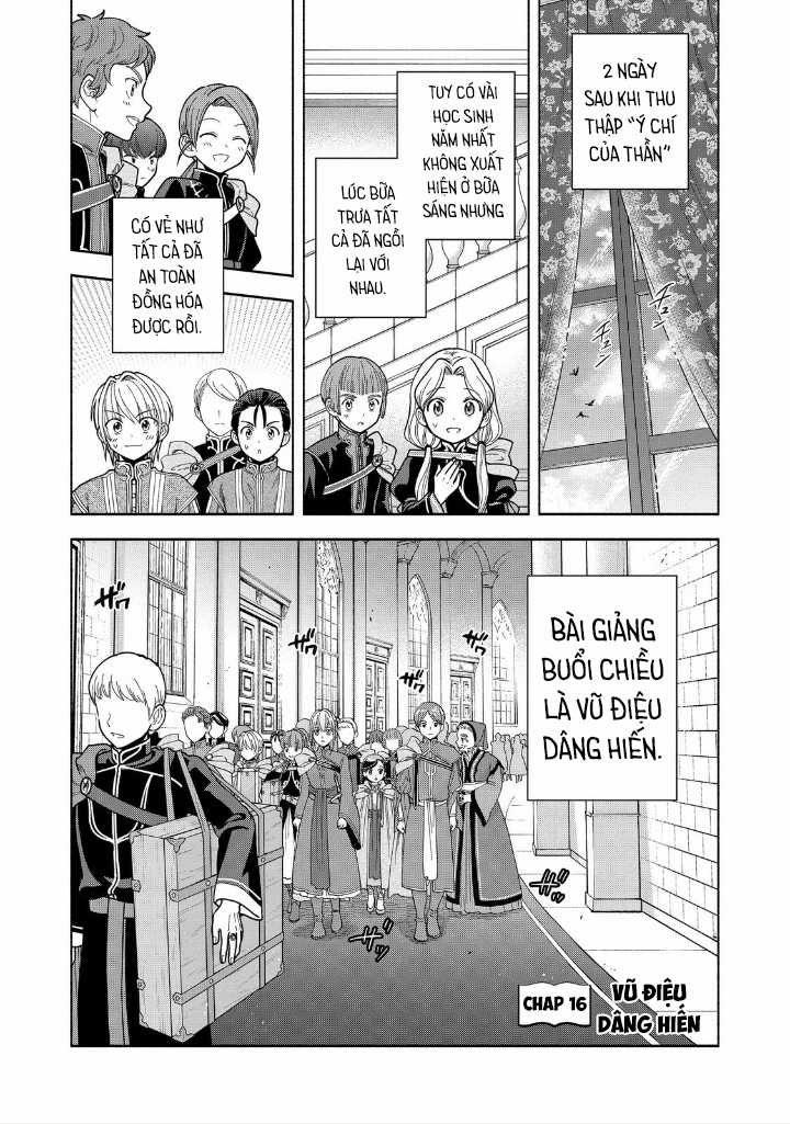 Honzuki no Gekokujou: Dai 4-bu Kizoku-in no toshokan o sukutai! Chapter 16 trang 2