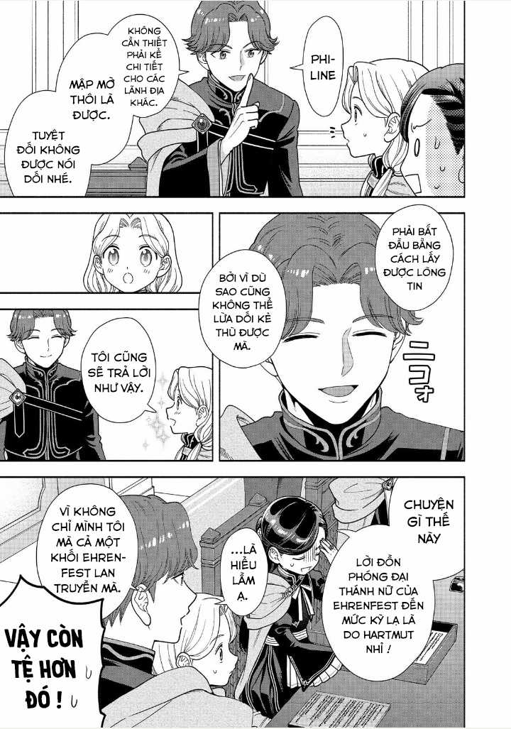 Honzuki no Gekokujou: Dai 4-bu Kizoku-in no toshokan o sukutai! Chapter 17 trang 21