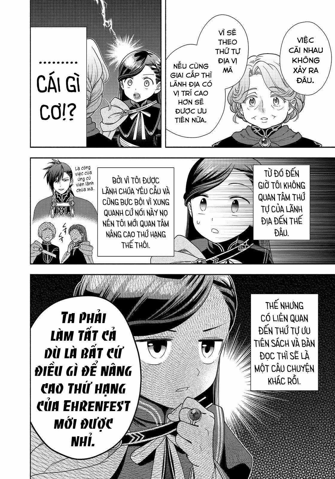 Honzuki no Gekokujou: Dai 4-bu Kizoku-in no toshokan o sukutai! Chapter 21 trang 11