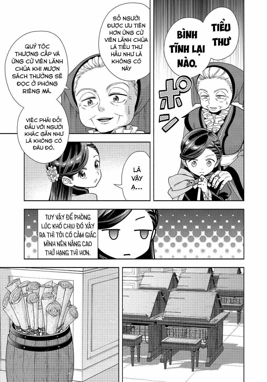Honzuki no Gekokujou: Dai 4-bu Kizoku-in no toshokan o sukutai! Chapter 21 trang 12