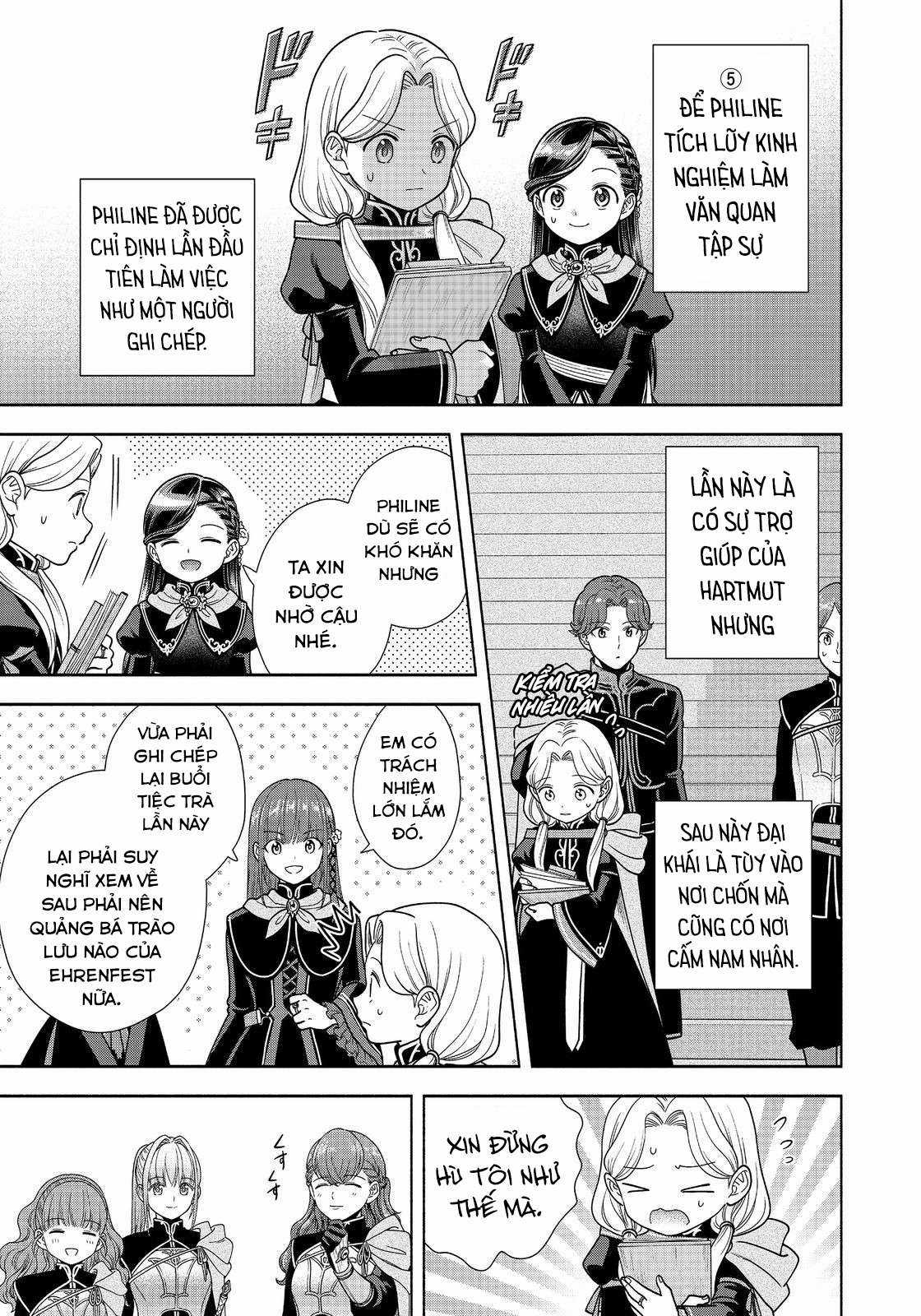 Honzuki no Gekokujou: Dai 4-bu Kizoku-in no toshokan o sukutai! Chapter 23 trang 4