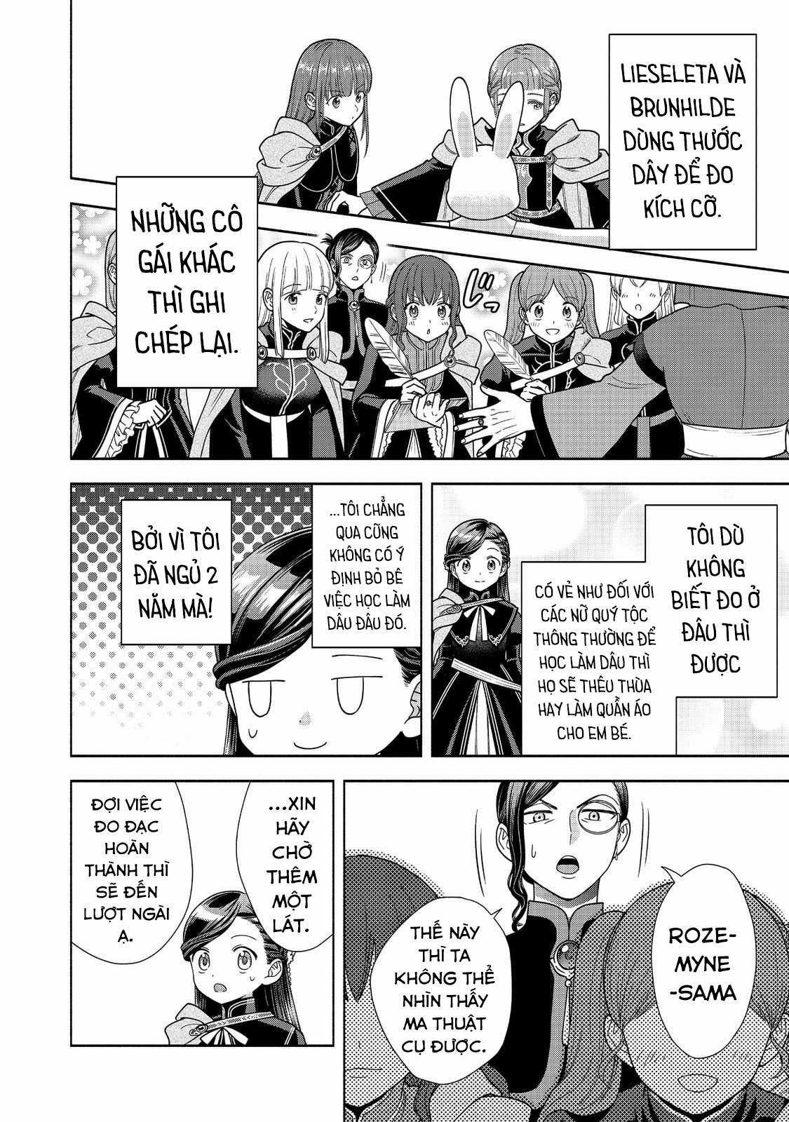 Honzuki no Gekokujou: Dai 4-bu Kizoku-in no toshokan o sukutai! Chapter 25 trang 13