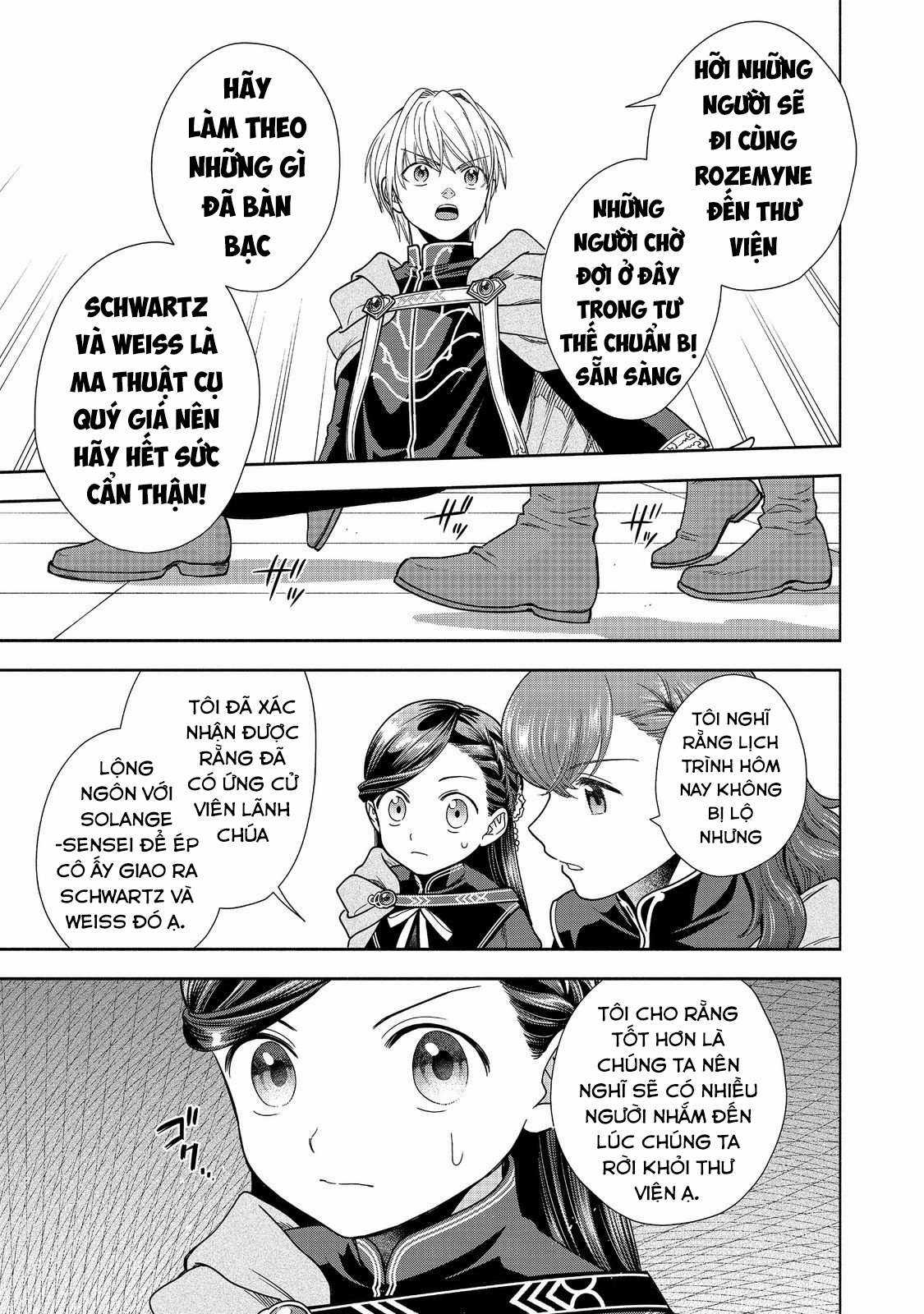 Honzuki no Gekokujou: Dai 4-bu Kizoku-in no toshokan o sukutai! Chapter 25 trang 4