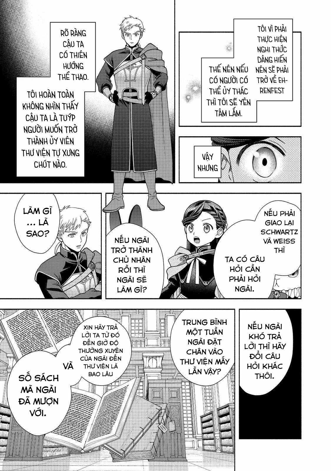 Honzuki no Gekokujou: Dai 4-bu Kizoku-in no toshokan o sukutai! Chapter 26 trang 17
