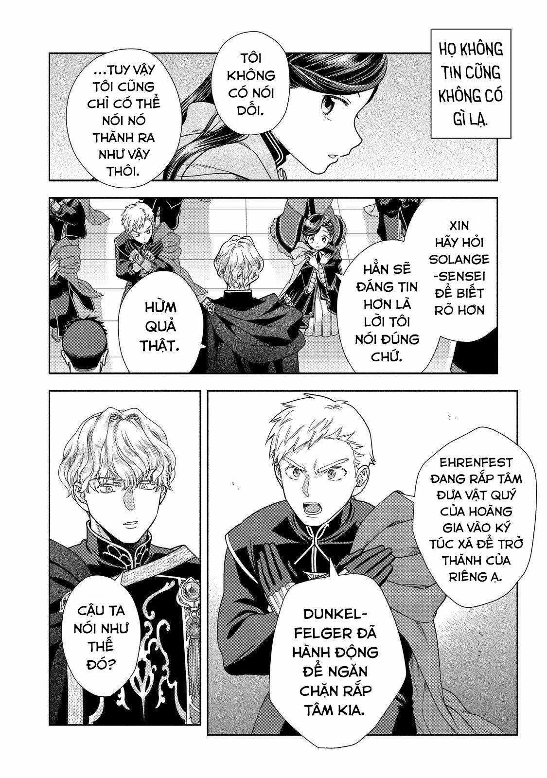 Honzuki no Gekokujou: Dai 4-bu Kizoku-in no toshokan o sukutai! Chapter 27 trang 11