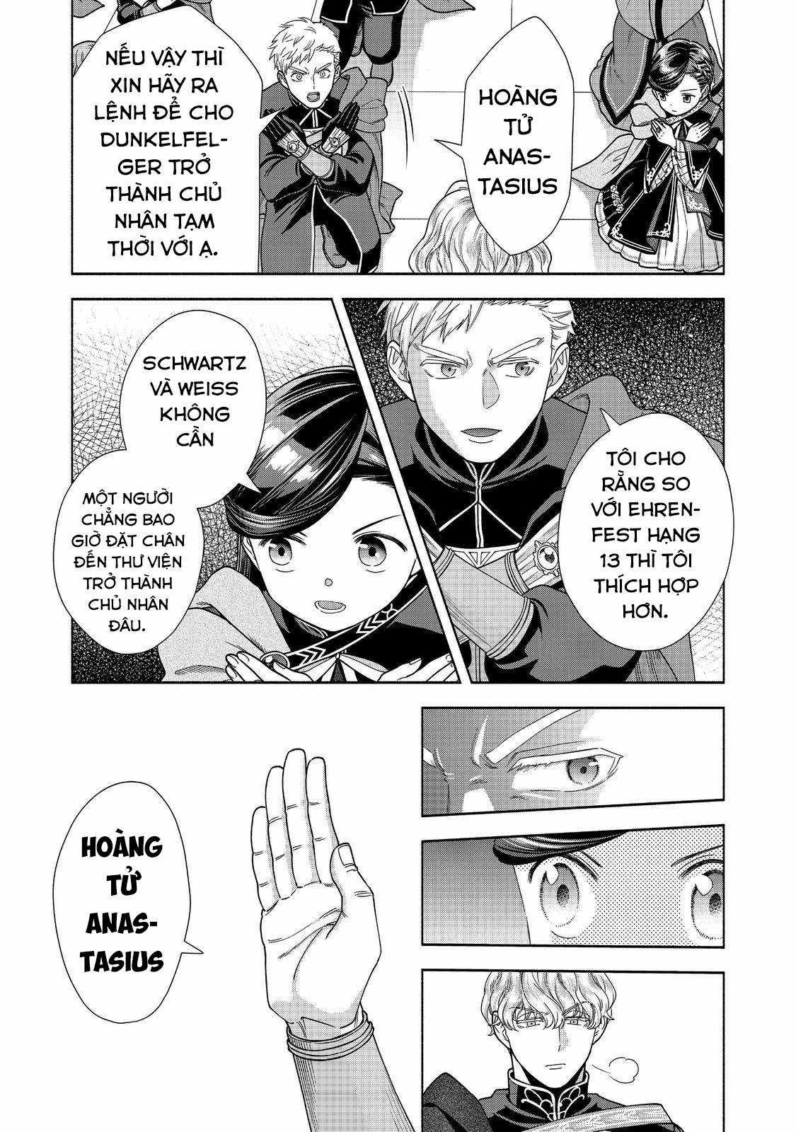 Honzuki no Gekokujou: Dai 4-bu Kizoku-in no toshokan o sukutai! Chapter 27 trang 14