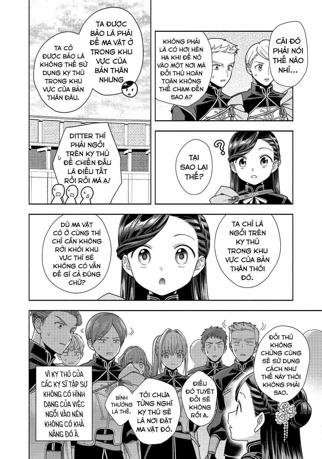 Honzuki no Gekokujou: Dai 4-bu Kizoku-in no toshokan o sukutai! Chapter 28 trang 13