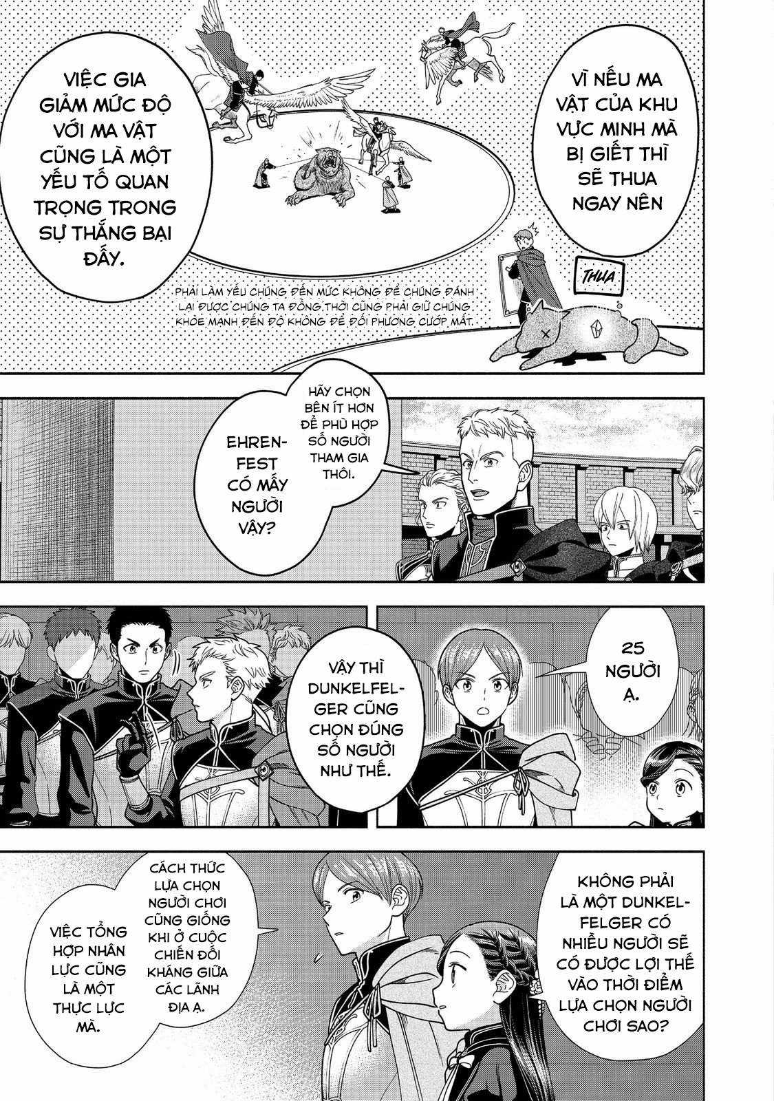 Honzuki no Gekokujou: Dai 4-bu Kizoku-in no toshokan o sukutai! Chapter 28 trang 4