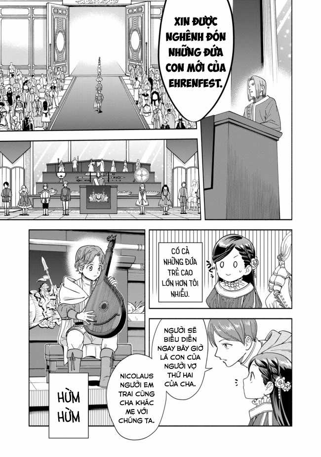 Honzuki no Gekokujou: Dai 4-bu Kizoku-in no toshokan o sukutai! Chapter 3 trang 10