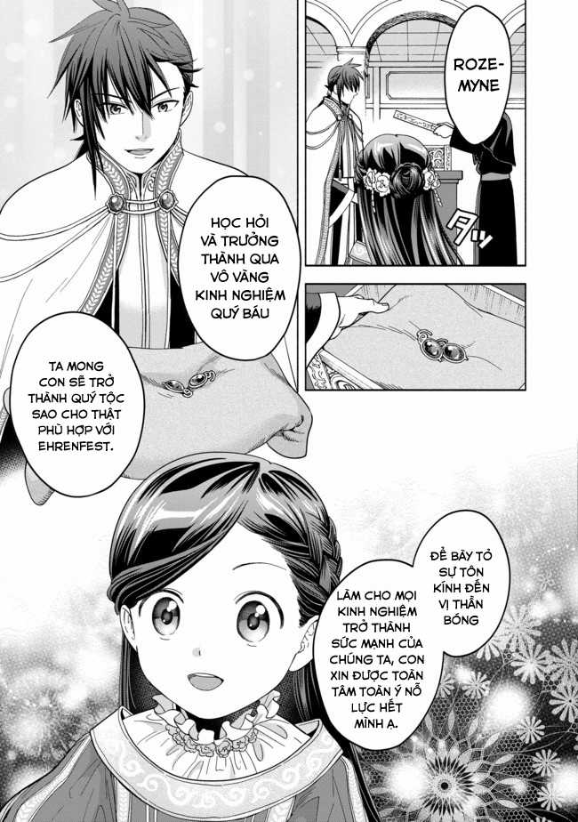 Honzuki no Gekokujou: Dai 4-bu Kizoku-in no toshokan o sukutai! Chapter 3 trang 14
