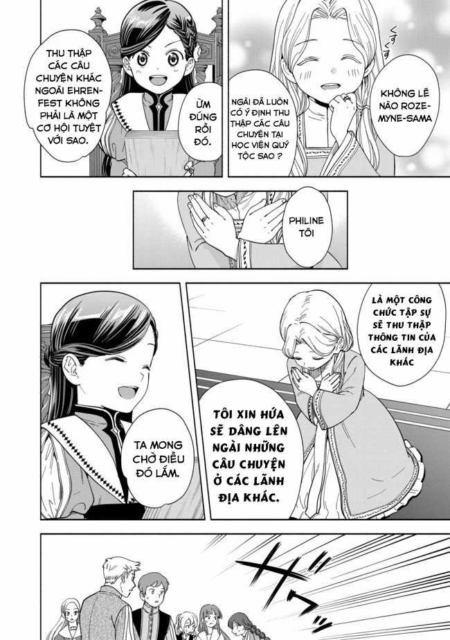 Honzuki no Gekokujou: Dai 4-bu Kizoku-in no toshokan o sukutai! Chapter 3 trang 23