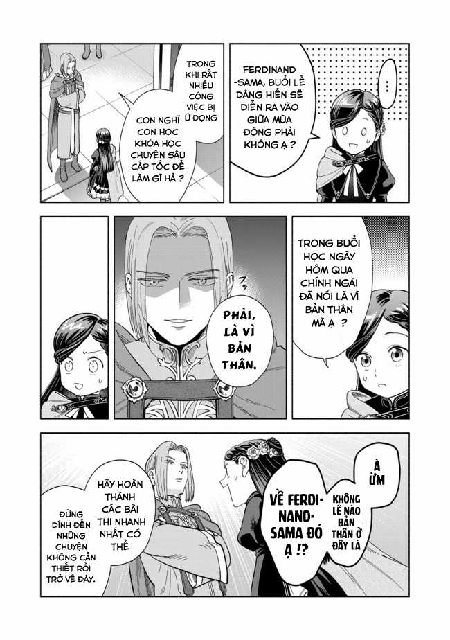 Honzuki no Gekokujou: Dai 4-bu Kizoku-in no toshokan o sukutai! Chapter 3 trang 32