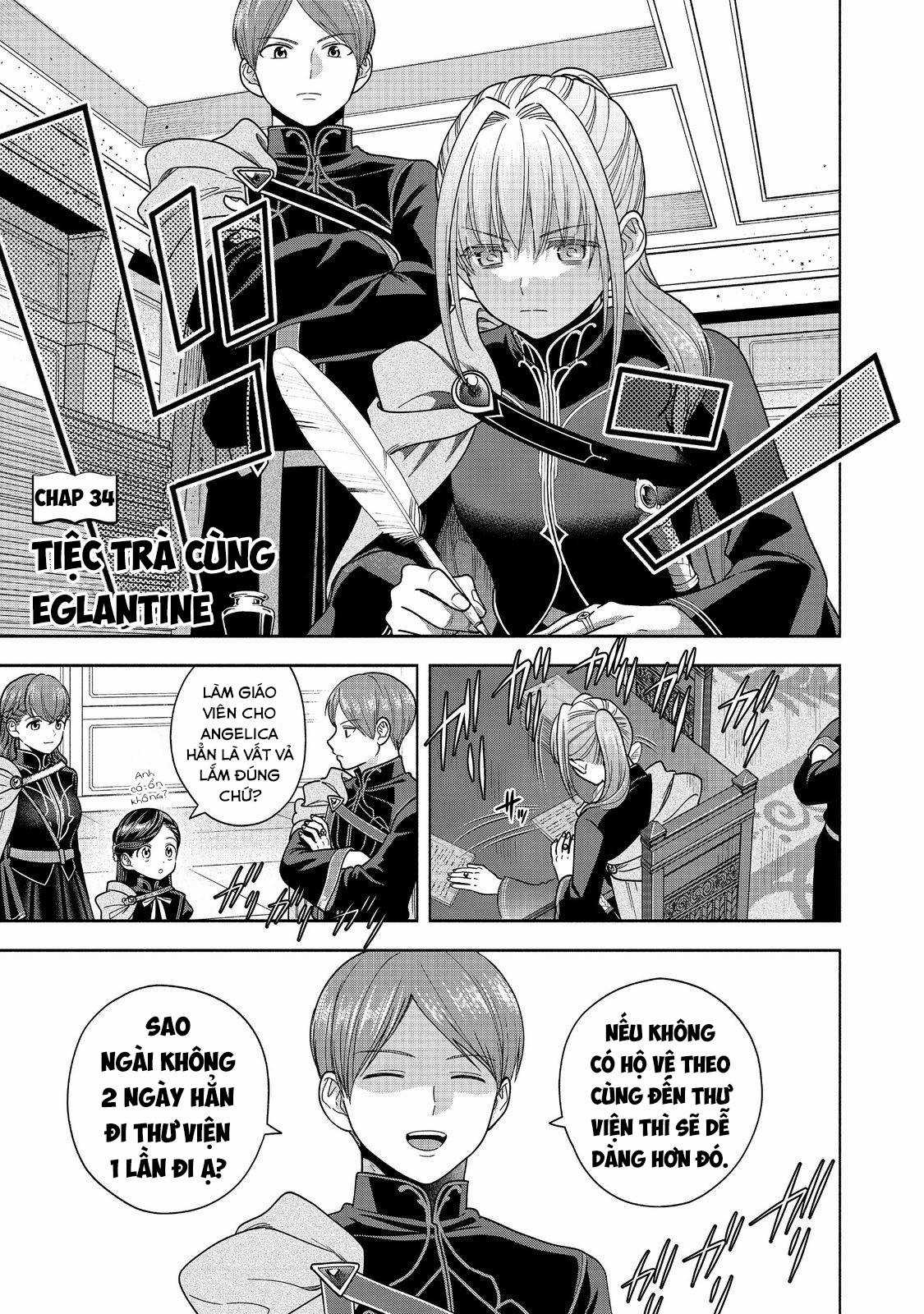 Honzuki no Gekokujou: Dai 4-bu Kizoku-in no toshokan o sukutai! Chapter 34 trang 2