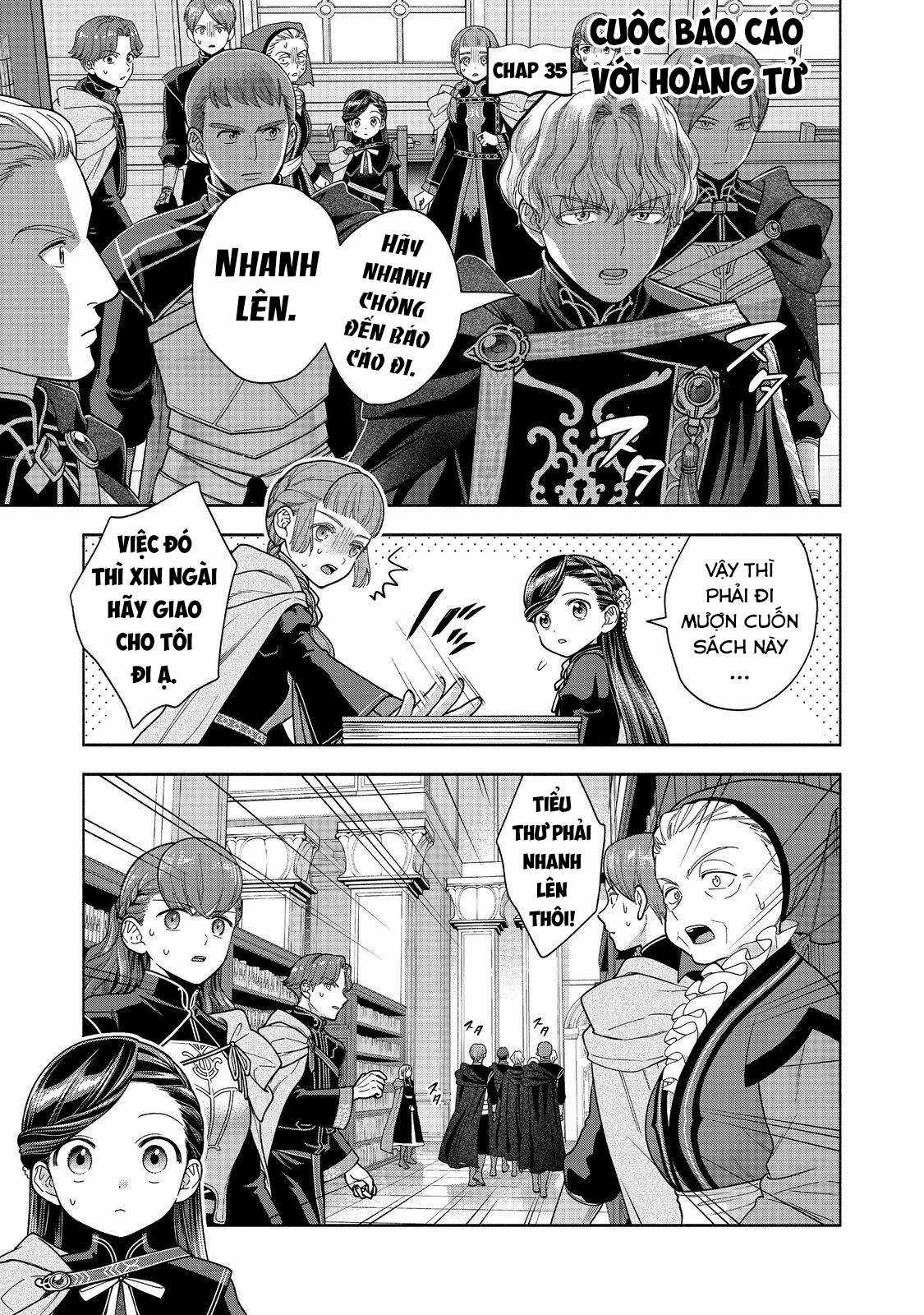 Honzuki no Gekokujou: Dai 4-bu Kizoku-in no toshokan o sukutai! Chapter 35 trang 2