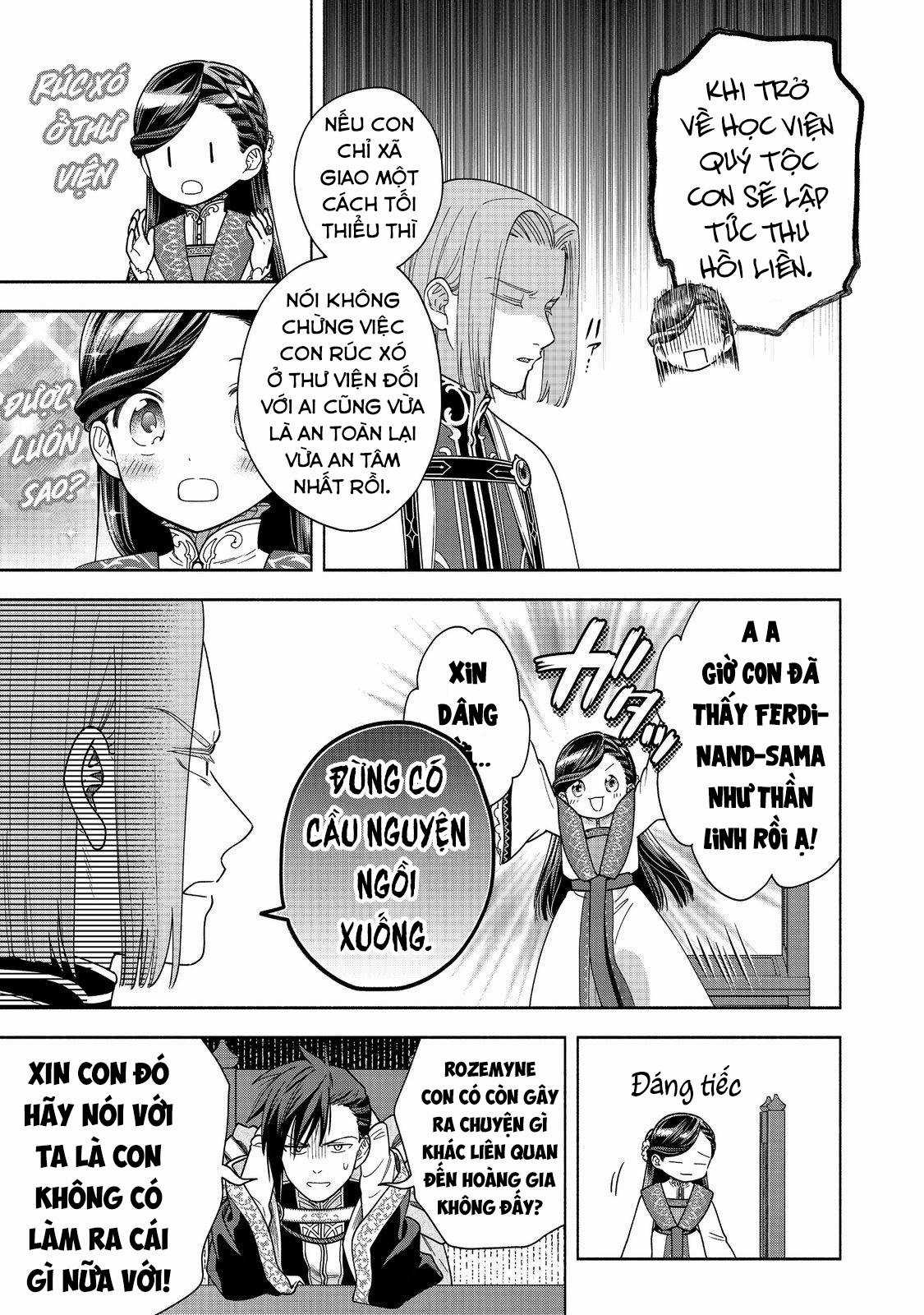 Honzuki no Gekokujou: Dai 4-bu Kizoku-in no toshokan o sukutai! Chapter 38 trang 10