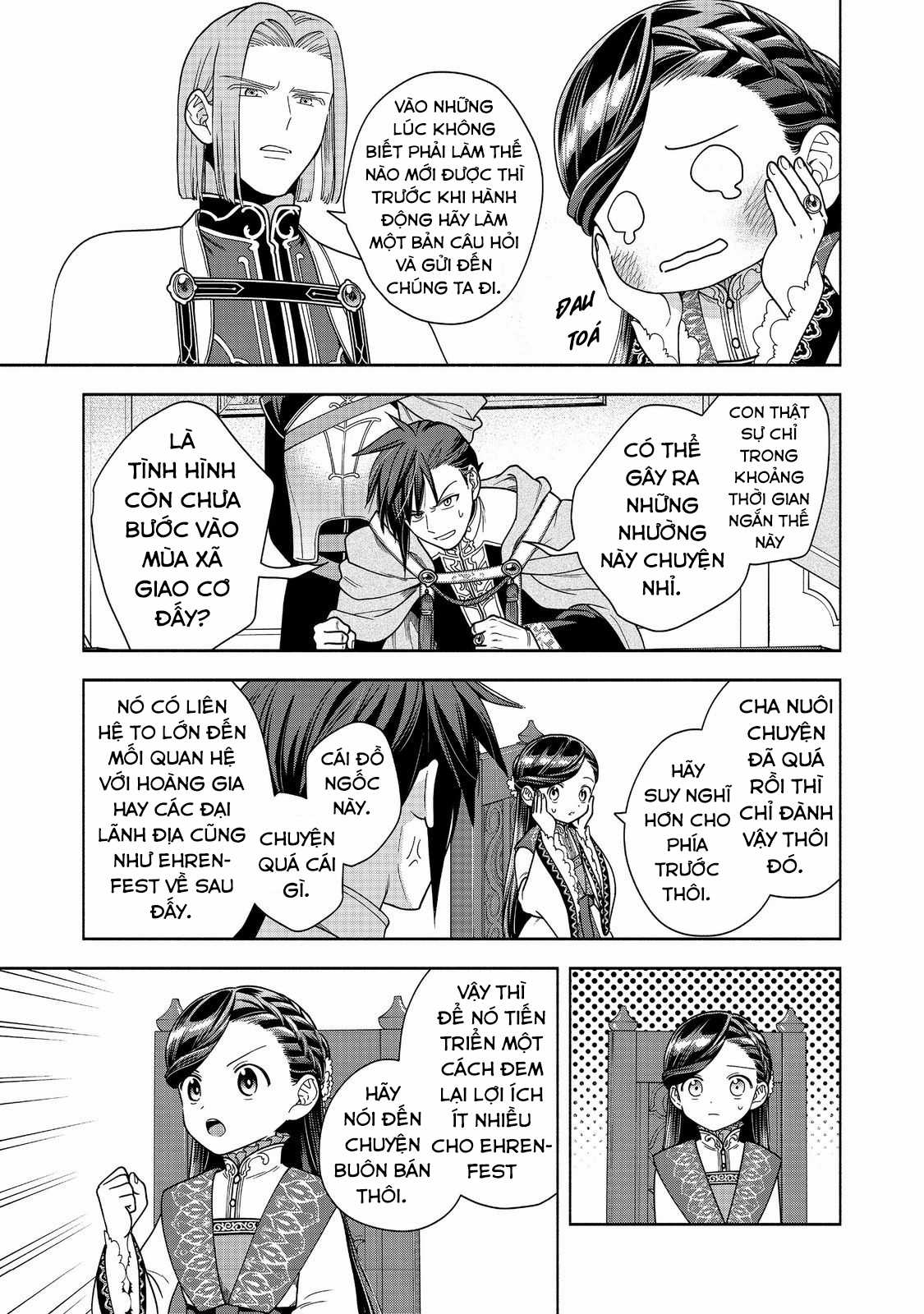 Honzuki no Gekokujou: Dai 4-bu Kizoku-in no toshokan o sukutai! Chapter 38 trang 14