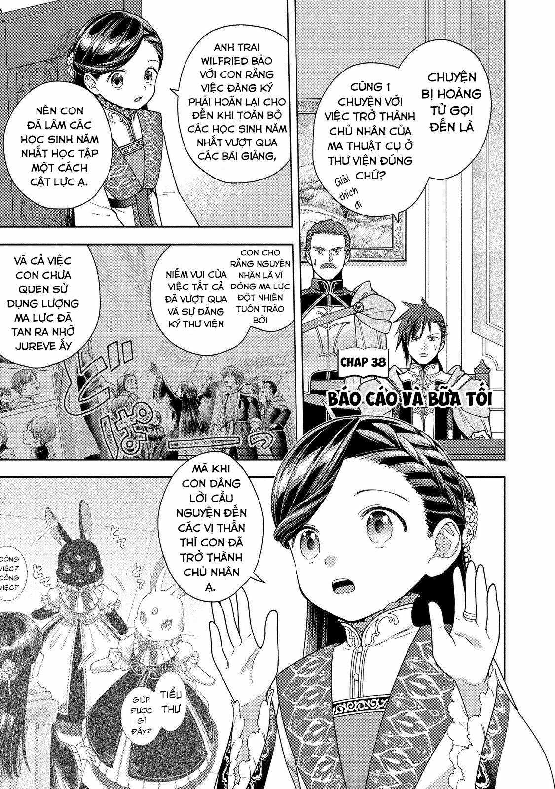 Honzuki no Gekokujou: Dai 4-bu Kizoku-in no toshokan o sukutai! Chapter 38 trang 2