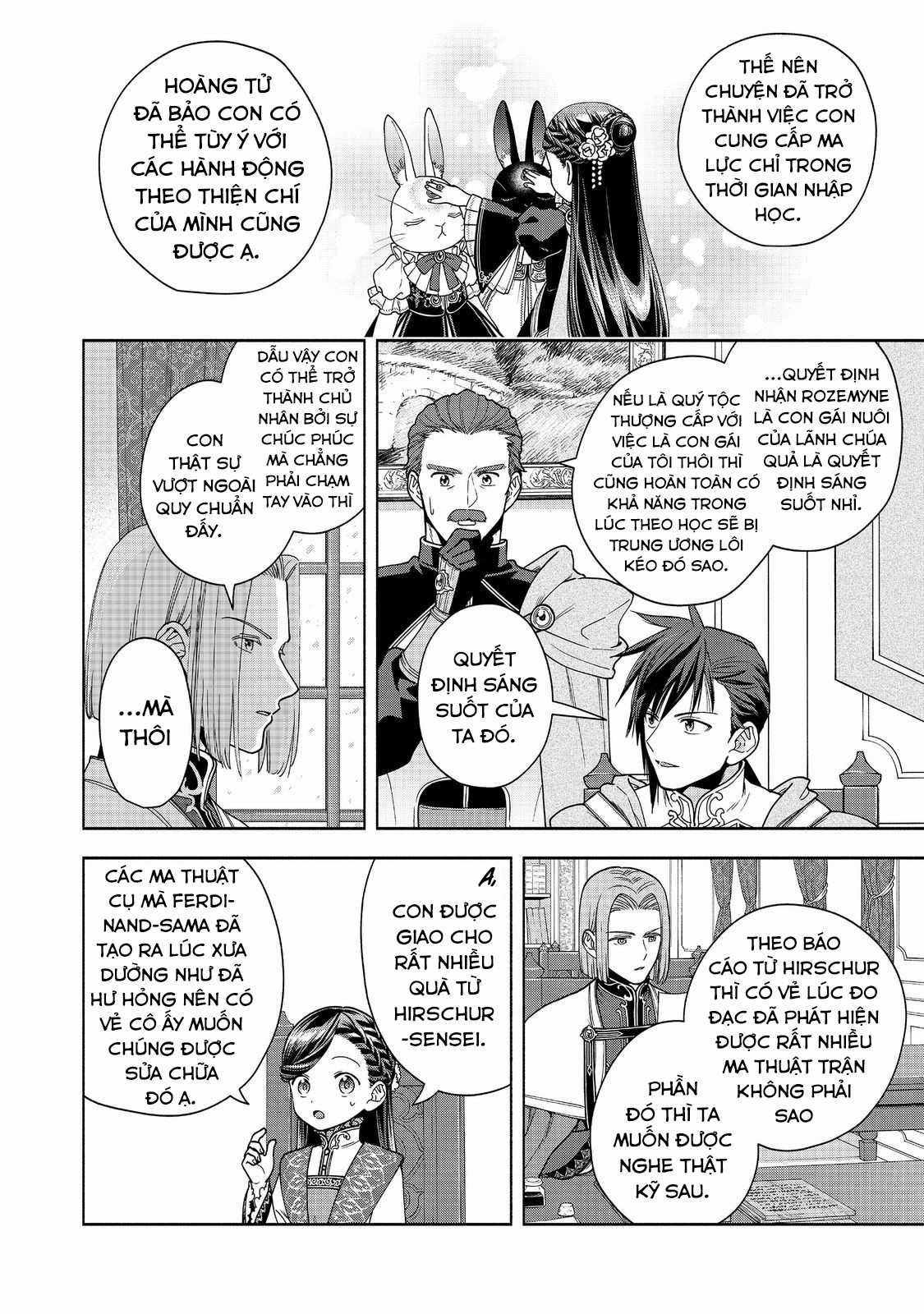 Honzuki no Gekokujou: Dai 4-bu Kizoku-in no toshokan o sukutai! Chapter 38 trang 5