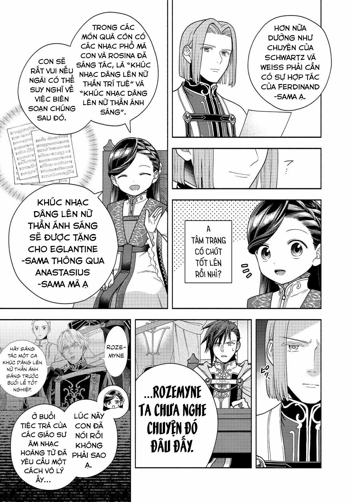 Honzuki no Gekokujou: Dai 4-bu Kizoku-in no toshokan o sukutai! Chapter 38 trang 6