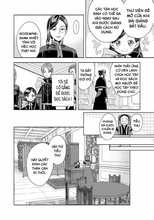 Honzuki no Gekokujou: Dai 4-bu Kizoku-in no toshokan o sukutai! Chapter 4 trang 15