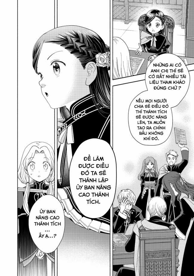 Honzuki no Gekokujou: Dai 4-bu Kizoku-in no toshokan o sukutai! Chapter 4 trang 29