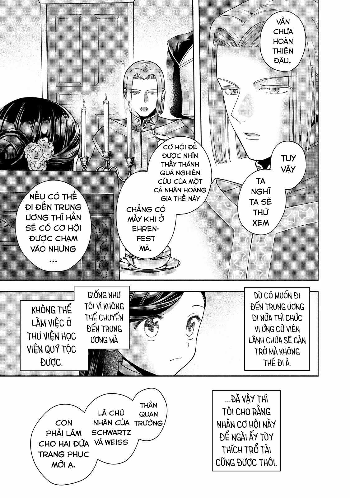 Honzuki no Gekokujou: Dai 4-bu Kizoku-in no toshokan o sukutai! Chapter 40 trang 12