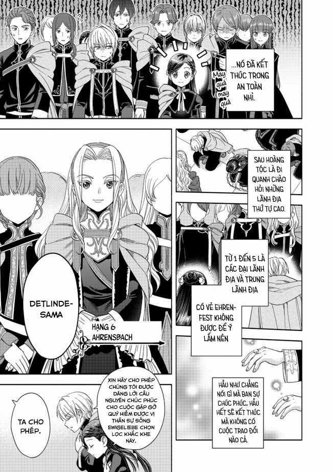 Honzuki no Gekokujou: Dai 4-bu Kizoku-in no toshokan o sukutai! Chapter 6 trang 12