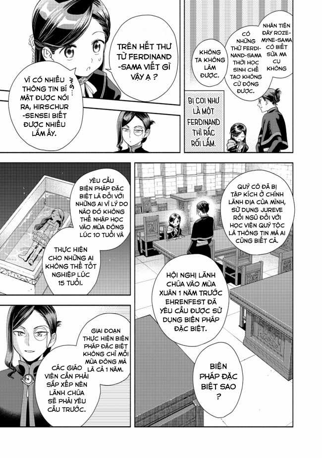 Honzuki no Gekokujou: Dai 4-bu Kizoku-in no toshokan o sukutai! Chapter 7 trang 30