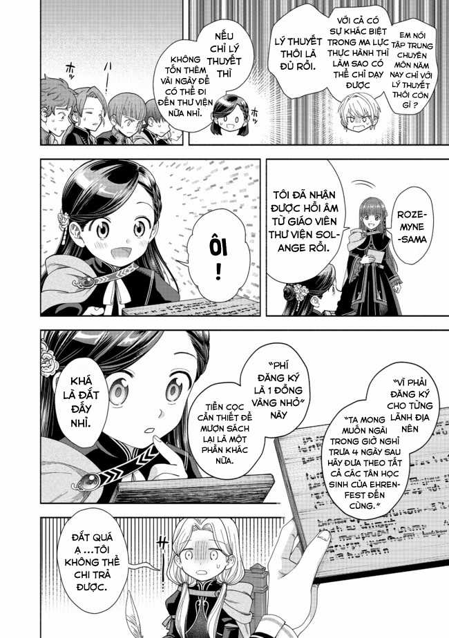 Honzuki no Gekokujou: Dai 4-bu Kizoku-in no toshokan o sukutai! Chapter 8 trang 9