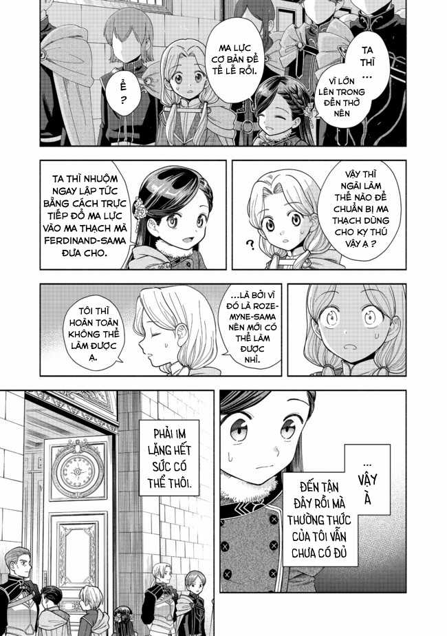 Honzuki no Gekokujou: Dai 4-bu Kizoku-in no toshokan o sukutai! Chapter 9 trang 17