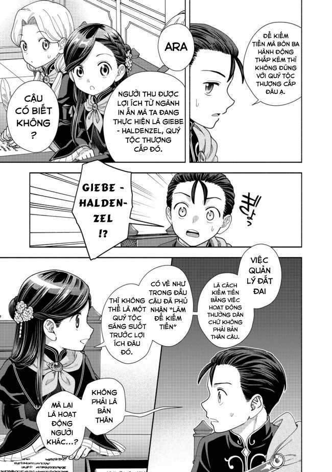 Honzuki no Gekokujou: Dai 4-bu Kizoku-in no toshokan o sukutai! Chapter 9 trang 6