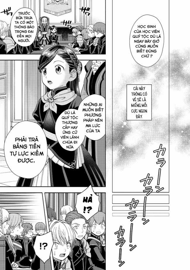 Honzuki no Gekokujou: Dai 4-bu Kizoku-in no toshokan o sukutai! Chapter 9 trang 9