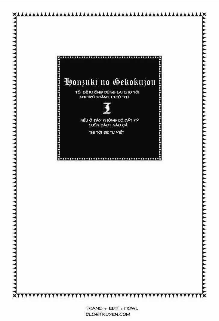 Honzuki No Gekokujou Chapter 1 trang 2