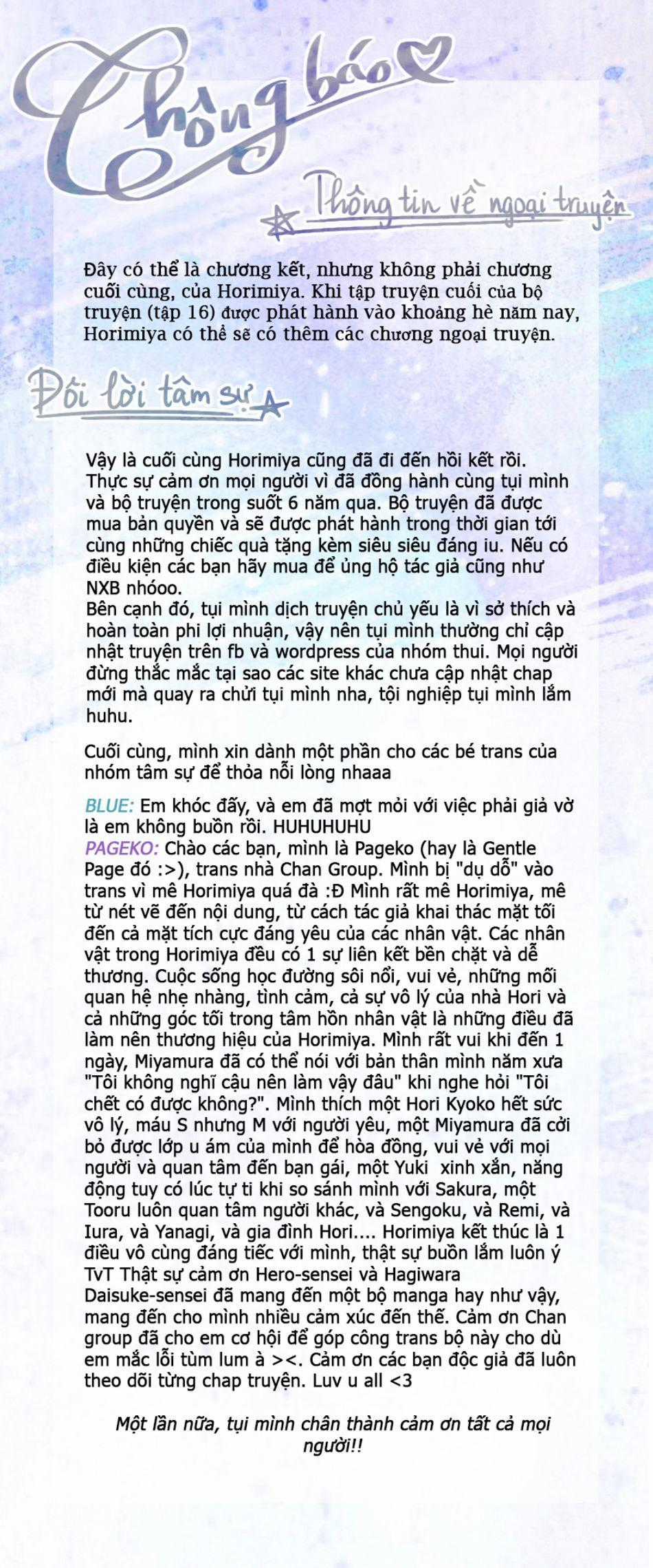 Horimiya Chapter 122: END trang 44