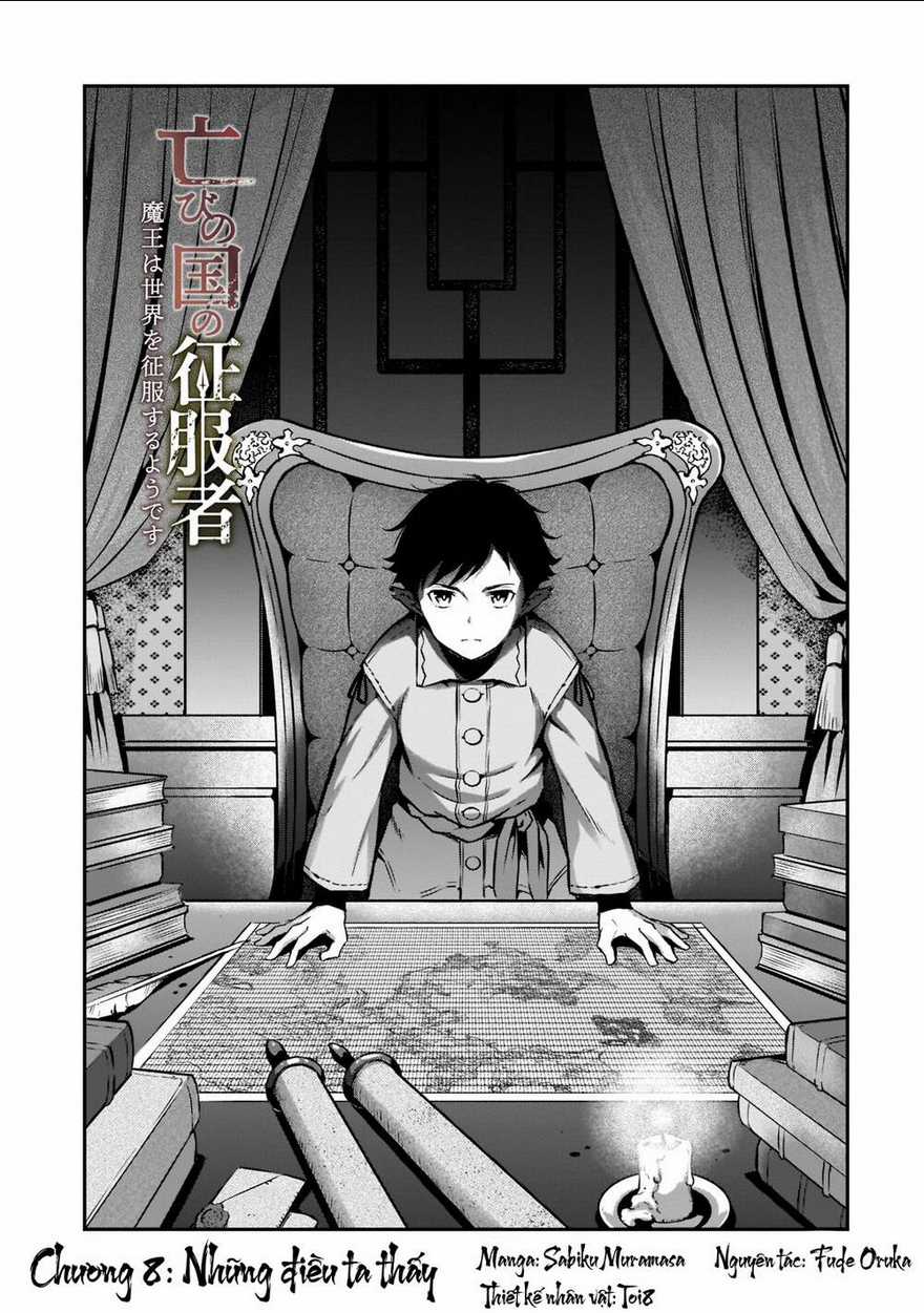 Horobi No Kuni No Seifukusha: Maou Wa Sekai O Seifuku Suru Youdesu Chapter 8 trang 3