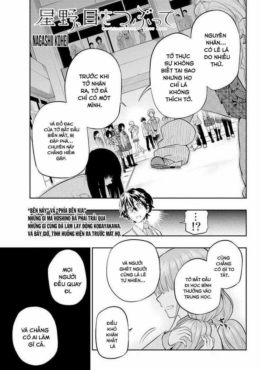 Hoshino, Me O Tsubette Chapter 11 trang 2
