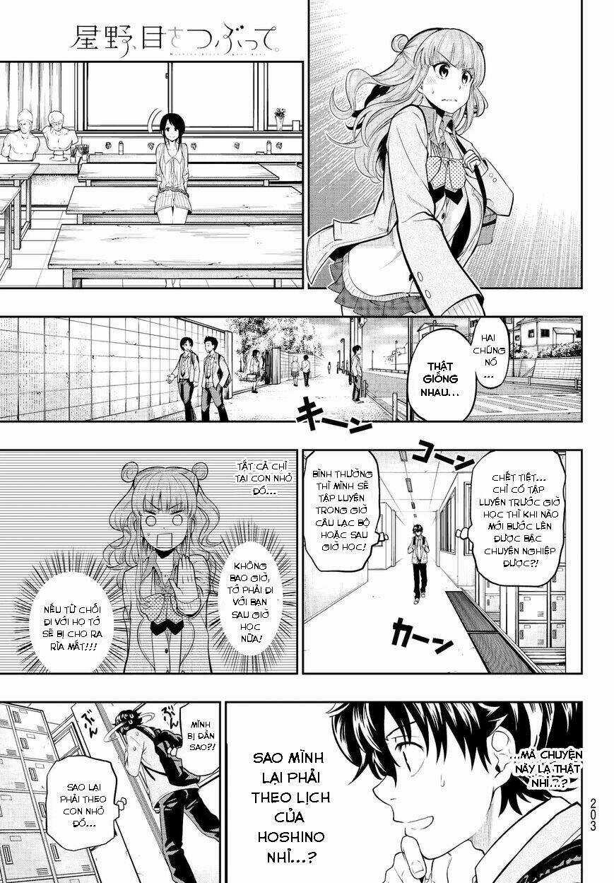 Hoshino, Me O Tsubette Chapter 4 trang 9