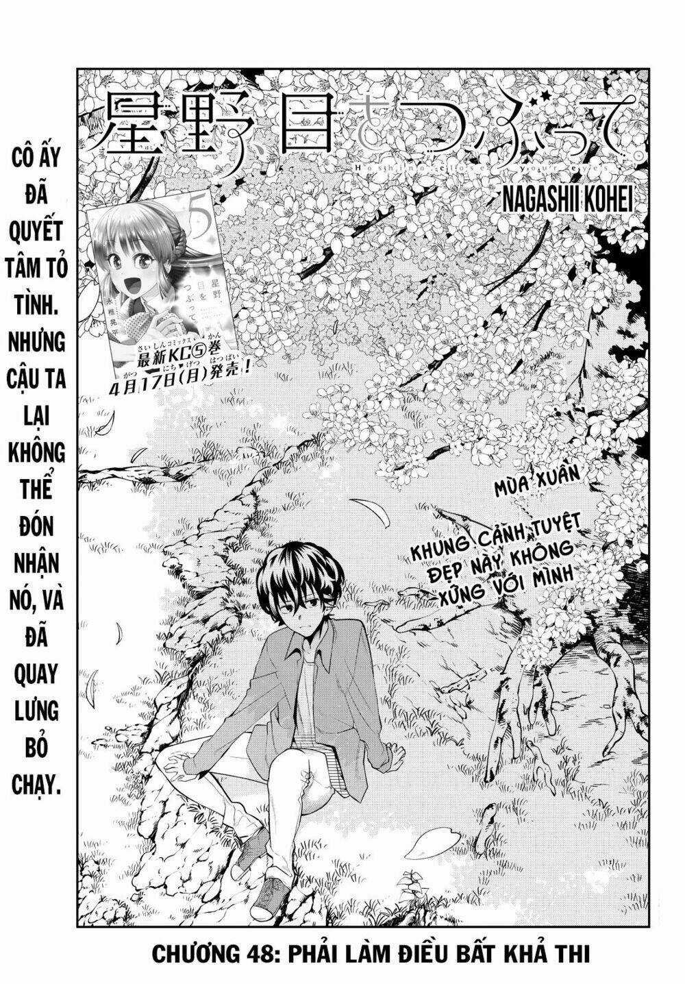 Hoshino, Me O Tsubette Chapter 48 trang 3