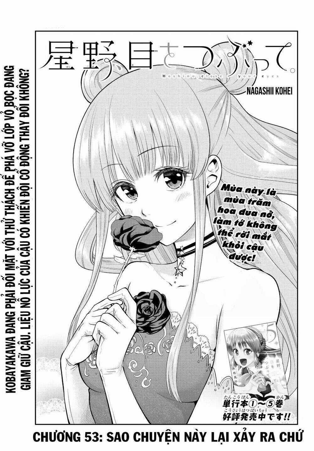 Hoshino, Me O Tsubette Chapter 53 trang 2