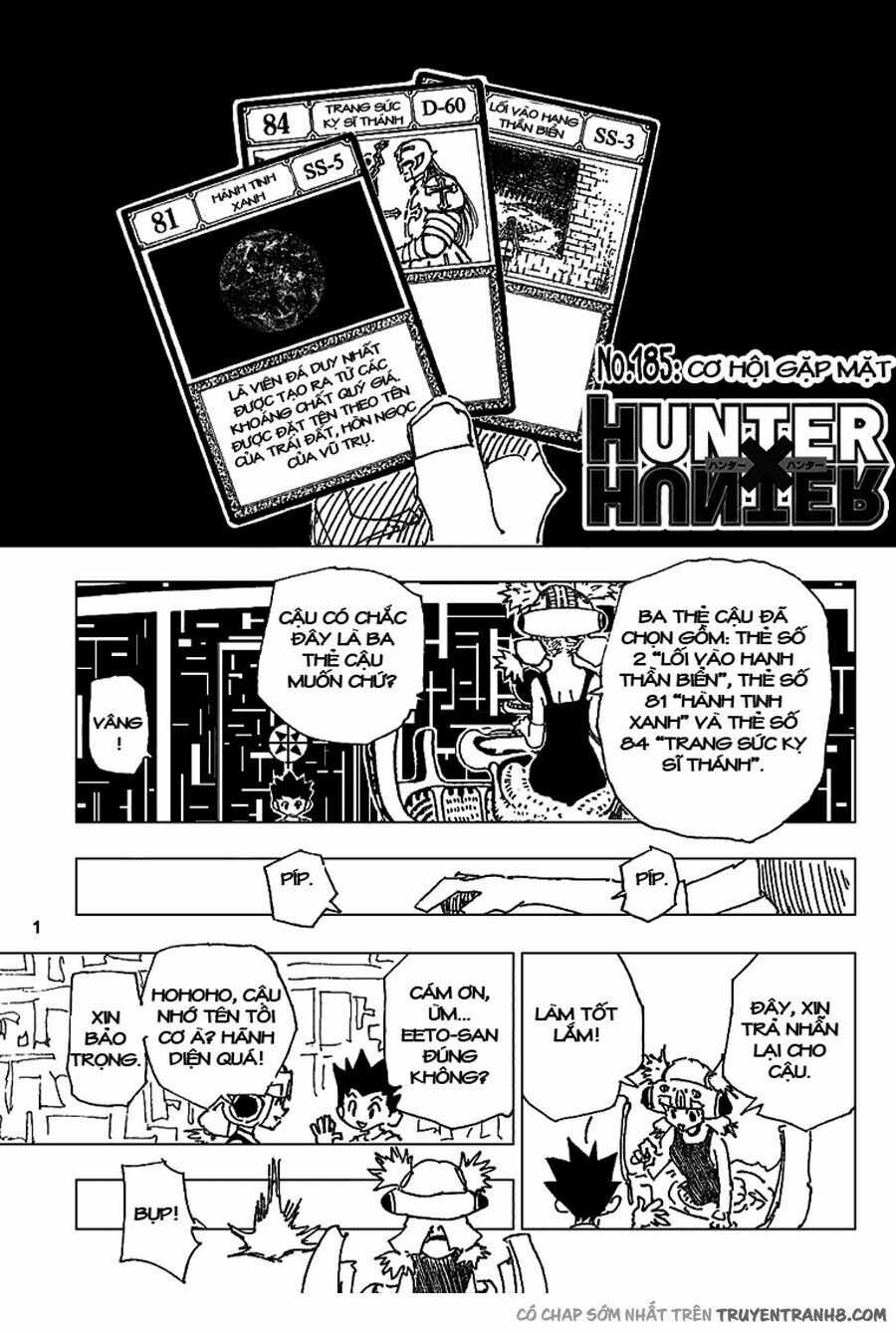 HUNTER X HUNTER Chapter 185 trang 1