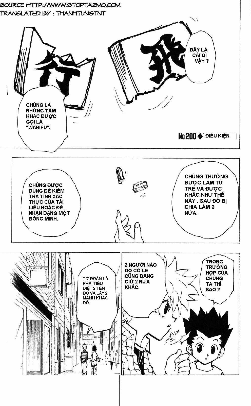 HUNTER X HUNTER Chapter 200 trang 1