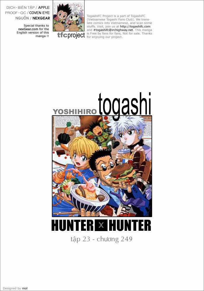 HUNTER X HUNTER Chapter 250 trang 1