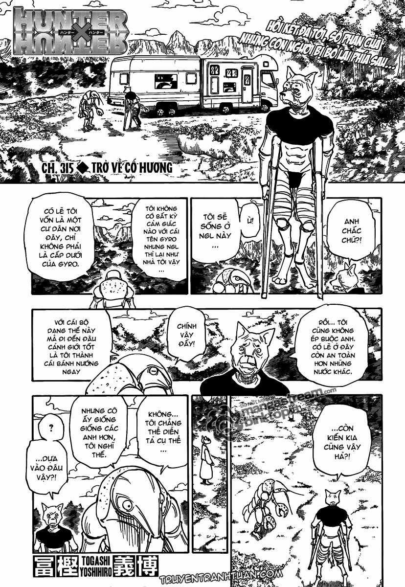 HUNTER X HUNTER Chapter 315 trang 1