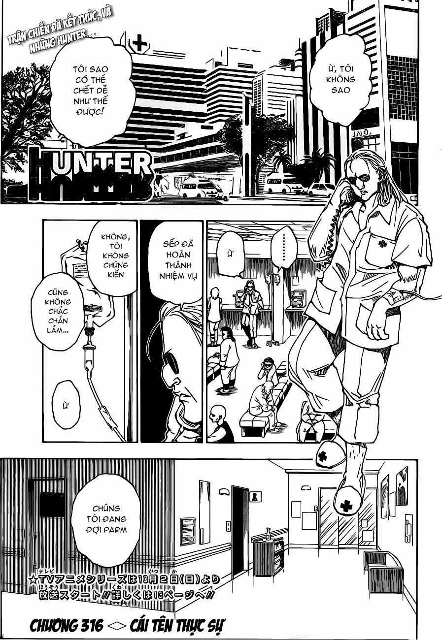 HUNTER X HUNTER Chapter 316 trang 1
