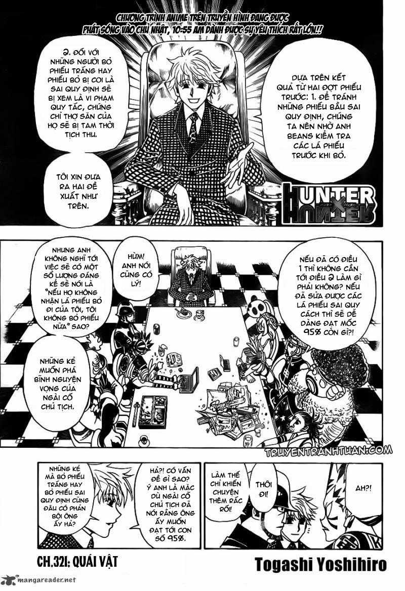 HUNTER X HUNTER Chapter 321 trang 1