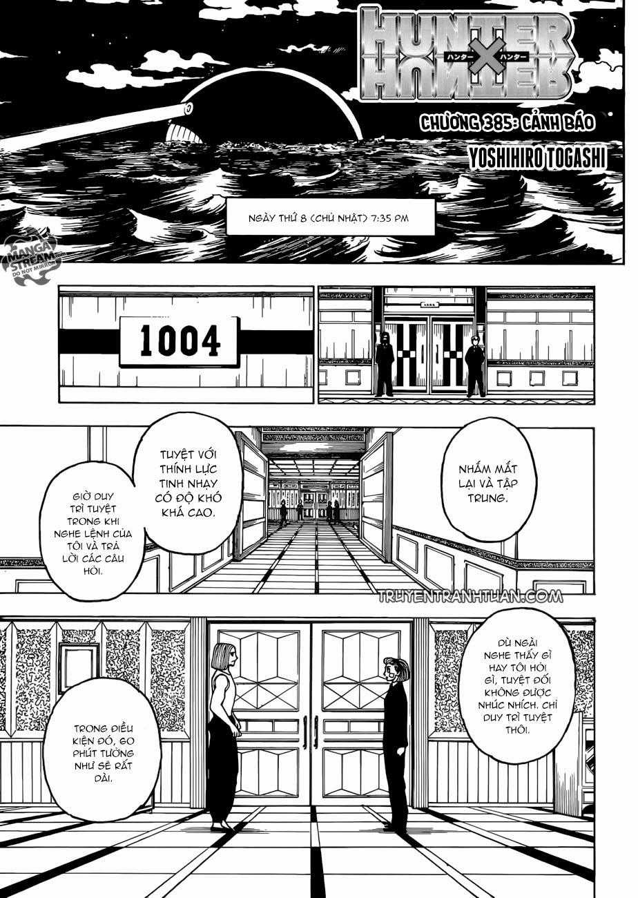 HUNTER X HUNTER Chapter 385 trang 2