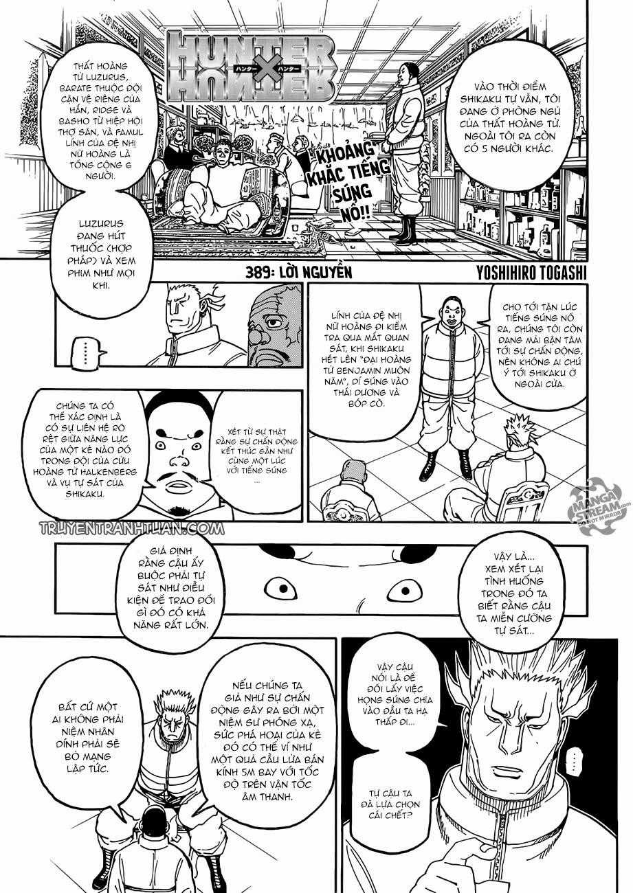 HUNTER X HUNTER Chapter 389 trang 2